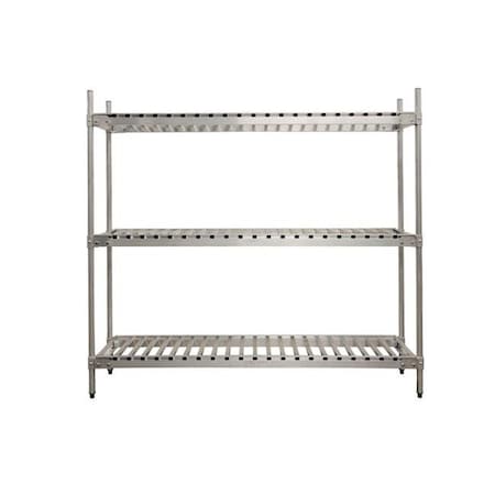 Prairie View Industries Prairie View KR2078.580-3 3 Tier Keg Shelving Aluminum Units; 20 x 83.75 in. KR2078580-3